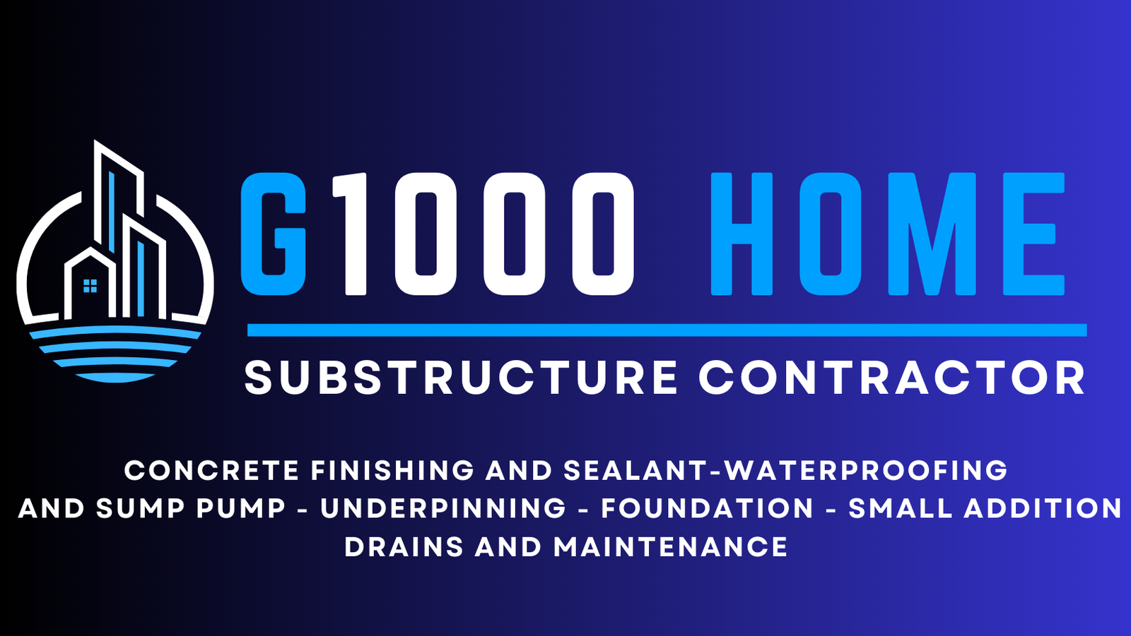 G1000 Home Substructure Contractor logo