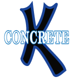 K Concrete logo