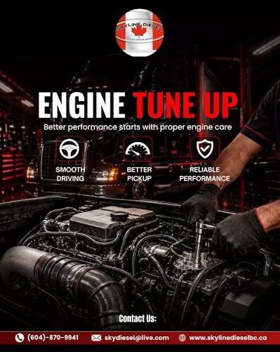 Truck and trailer oil change service